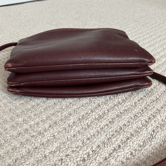 Celine Large Trio Crossbody Bag in Burgundy - Picture 9 of 9